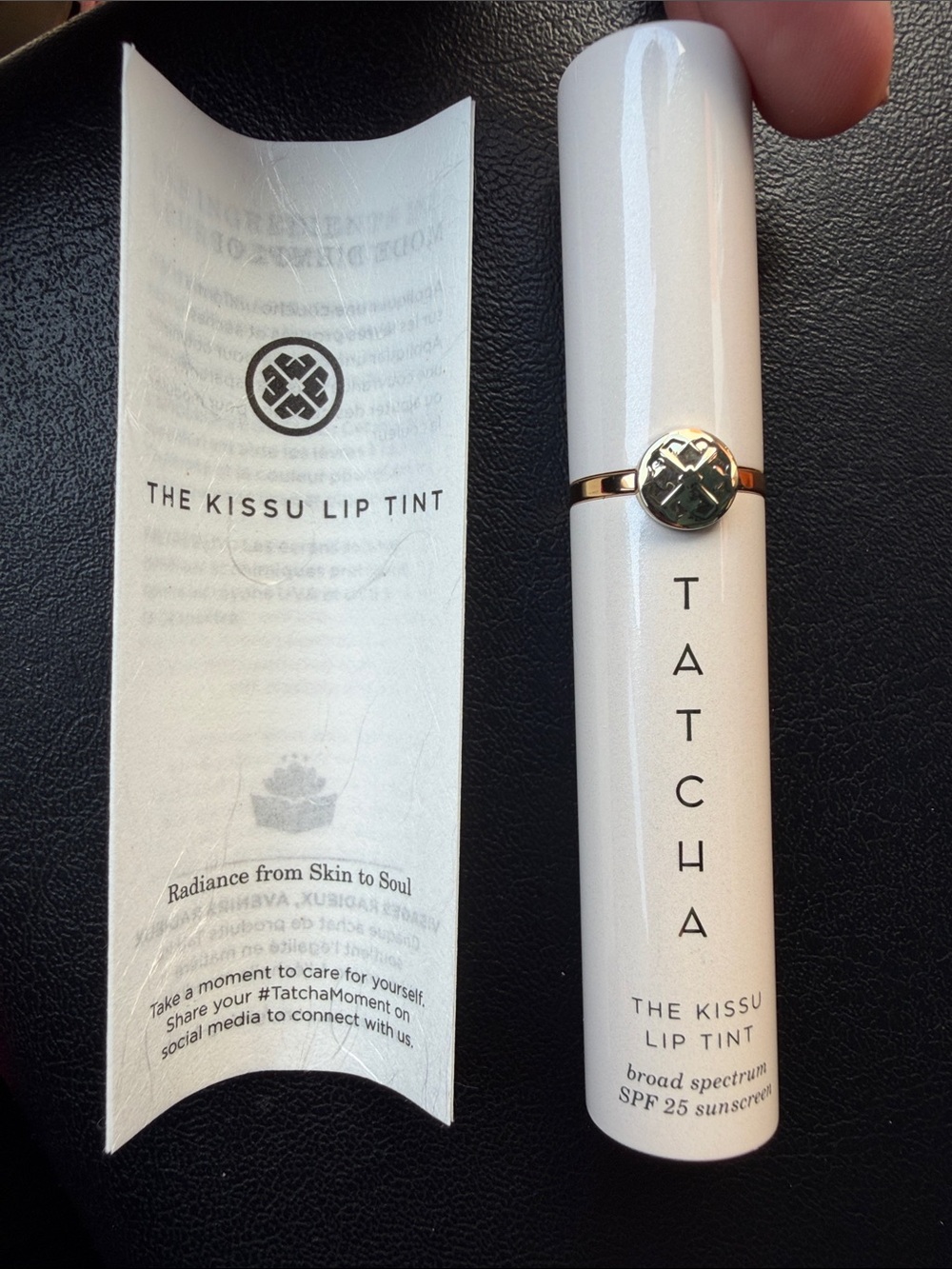 Tatcha Lip Tint  plum blossom sunscreen lip tint